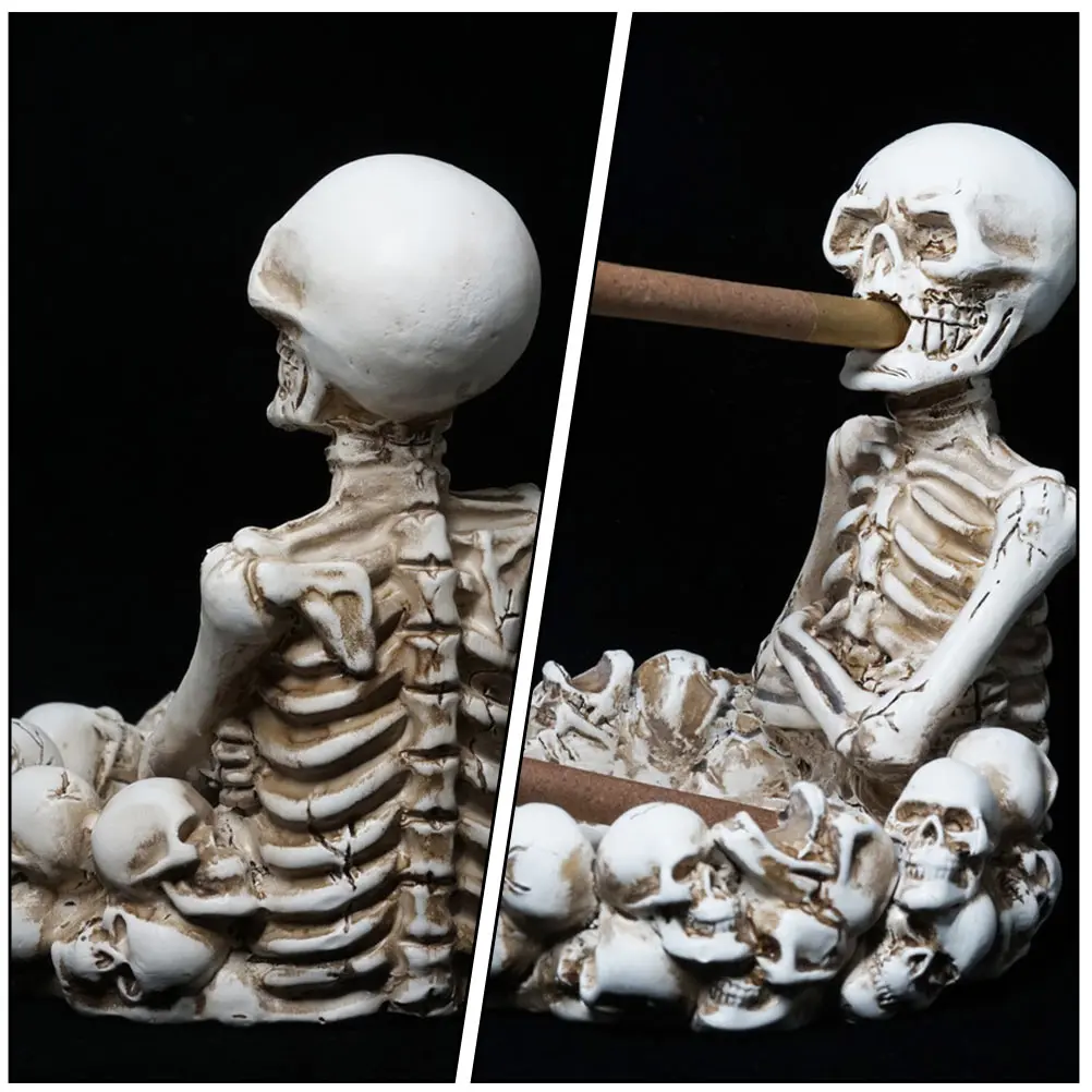 1pc Resin Skull Ashtray Halloween Cigar Ash Holder Stylish Home Decoration Desktop Adornment Hotel Smoking Ornament Ash Storage
1pc Resin Skull Ashtray Halloween Cigar Ash Holder Stylish Home Decoration Desktop Adornment Hotel Smoking Ornament Ash Storage