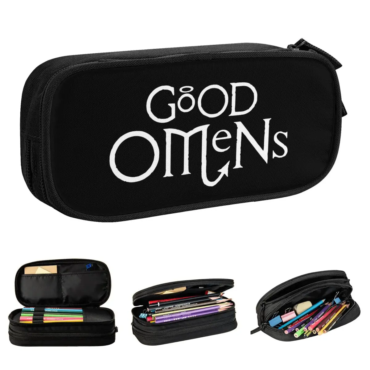 Пеналы Good Omens, модный футляр для ручек, большой органайзер для девочек и мальчиков, школьные принадлежности, подарки, пеналы
Пеналы Good Omens, модный футляр для ручек, большой органайзер для девочек и мальчиков, школьные принадлежности, подарки, пеналы