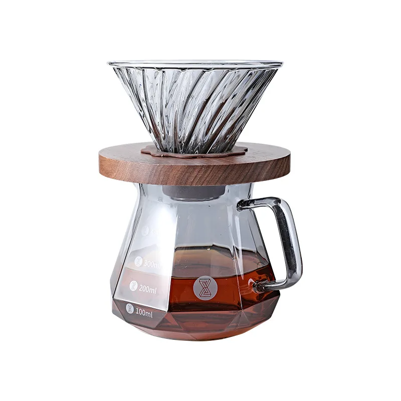 High borosilicate glass hand brewed coffee pot filter cup filter sharing pot household coffee pot
High borosilicate glass hand brewed coffee pot filter cup filter sharing pot household coffee pot