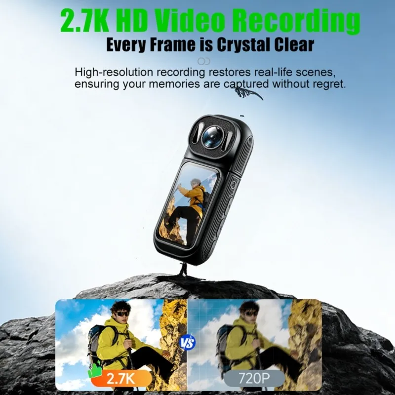 AT82-Night Vision EIS Anti-Shake Wifi Action Camera 2.7K 180° Rotatable Lens Sports Cam For Bike Diving Travel Vlog
AT82-Night Vision EIS Anti-Shake Wifi Action Camera 2.7K 180° Rotatable Lens Sports Cam For Bike Diving Travel Vlog