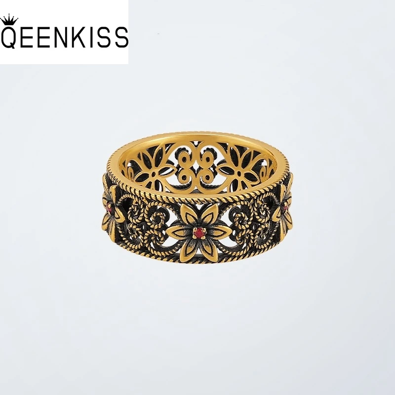 QEENKISS Vintage Gold Flower Rings for Women Female Birthday Wedding Party Christmas Bride Mother Girlfriend Ladies Gifts RG7054
QEENKISS Vintage Gold Flower Rings for Women Female Birthday Wedding Party Christmas Bride Mother Girlfriend Ladies Gifts RG7054