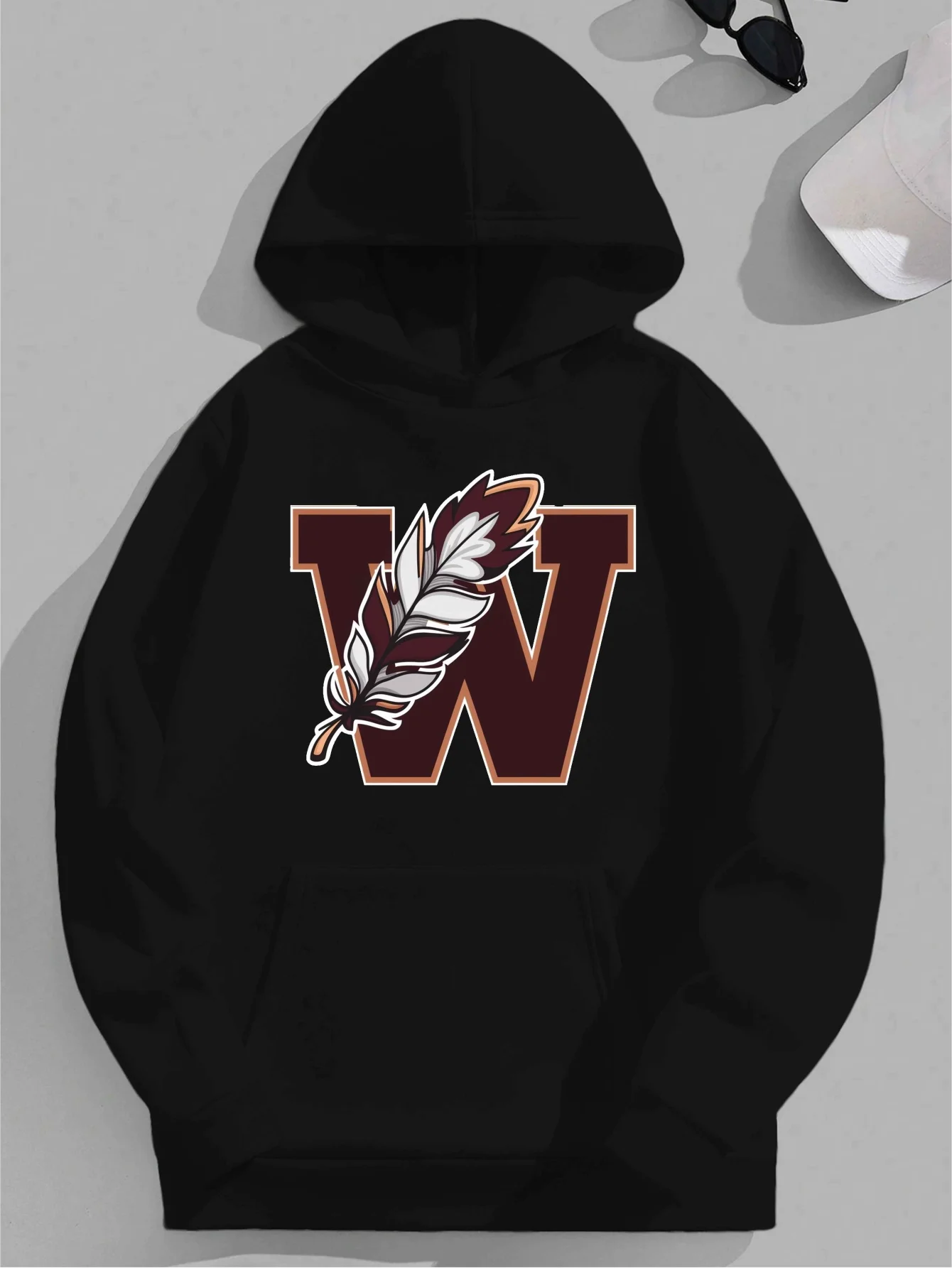 Мужская толстовка больших размеров с перьями и буквой W — зеленый полиэстер, свободная посадка, которую можно стирать в машине, повседневная, больших размеров
Мужская толстовка больших размеров с перьями и буквой W — зеленый полиэстер, свободная посадка, которую можно стирать в машине, повседневная, больших размеров