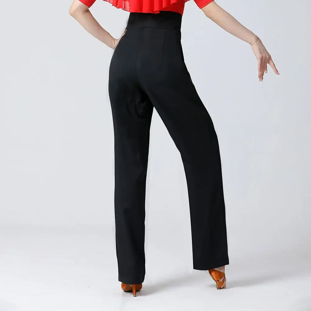 Новые брюки с карманами для современных танцев, женские брюки с высокой талией для социальных танцев, брюки свободного кроя для латинских танцев, летний сезон, китайский Орджи
Новые брюки с карманами для современных танцев, женские брюки с высокой талией для социальных танцев, брюки свободного кроя для латинских танцев, летний сезон, китайский Орджи