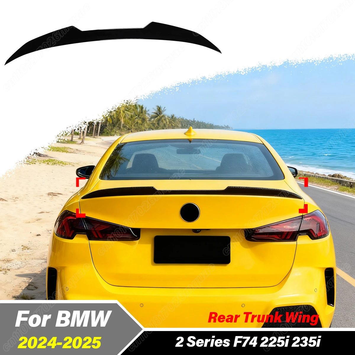 Для BMW 2 серии F74 225i 235i 2024 2025 PSM стиль автомобильный задний спойлер задний сплиттер фиксированное крыло украшения аксессуары
Для BMW 2 серии F74 225i 235i 2024 2025 PSM стиль автомобильный задний спойлер задний сплиттер фиксированное крыло украшения аксессуары