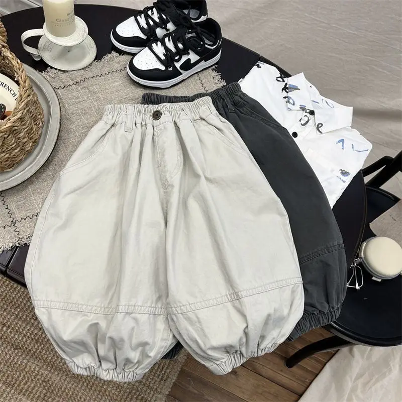 Children's Clothing Pants Harem New Boys' Loose Bloomers Pure Cotton Style Trousers
Children's Clothing Pants Harem New Boys' Loose Bloomers Pure Cotton Style Trousers