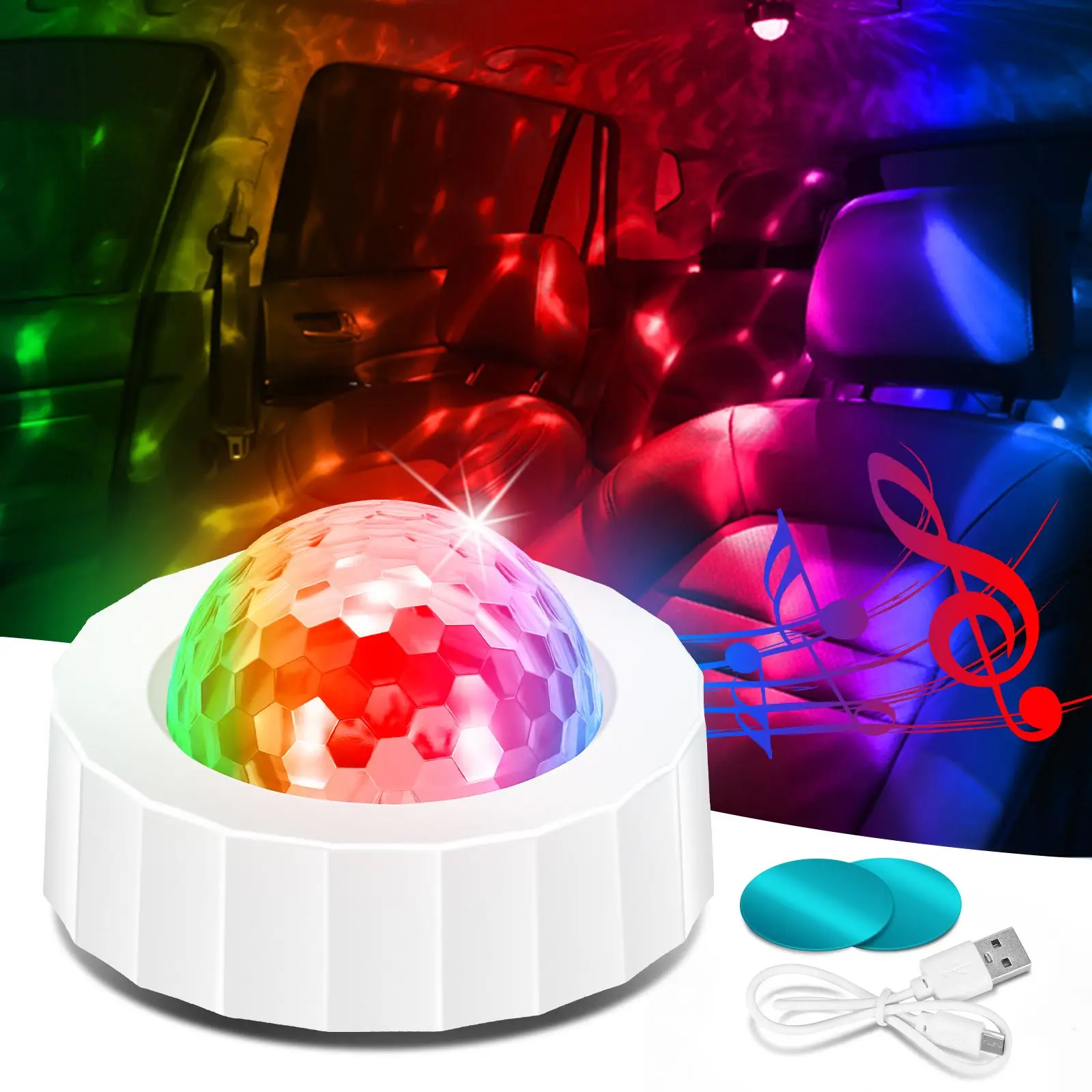 LED Disco Stage Light Portable Family Party Magic Ball USB Rechageable Colorful Light Bar Club Stage Effect Lamp Follow Music
LED Disco Stage Light Portable Family Party Magic Ball USB Rechageable Colorful Light Bar Club Stage Effect Lamp Follow Music