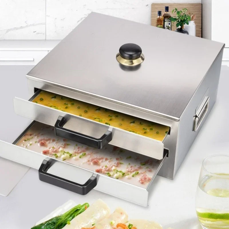 Rice Flour Machine Small Household 304 Stainless Steel Steamer Mini Rice Flour Support Drawer Type Family Cool Leather Machine
Rice Flour Machine Small Household 304 Stainless Steel Steamer Mini Rice Flour Support Drawer Type Family Cool Leather Machine