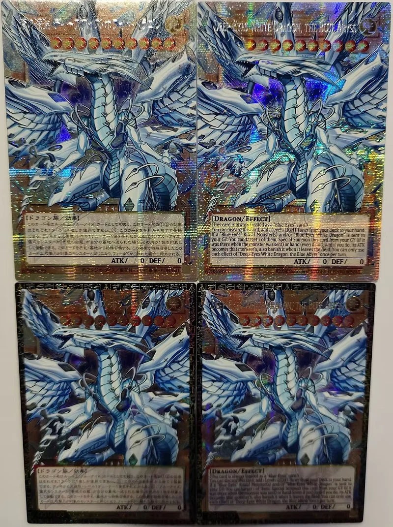 Yu-Gi-Oh OCG/TCG Deep-Eyes White Dragon、The Blue Abyss PSER GMR OOF UTR Children's Hobby Toy Collectible Card(Not Original)
Yu-Gi-Oh OCG/TCG Deep-Eyes White Dragon、The Blue Abyss PSER GMR OOF UTR Children's Hobby Toy Collectible Card(Not Original)