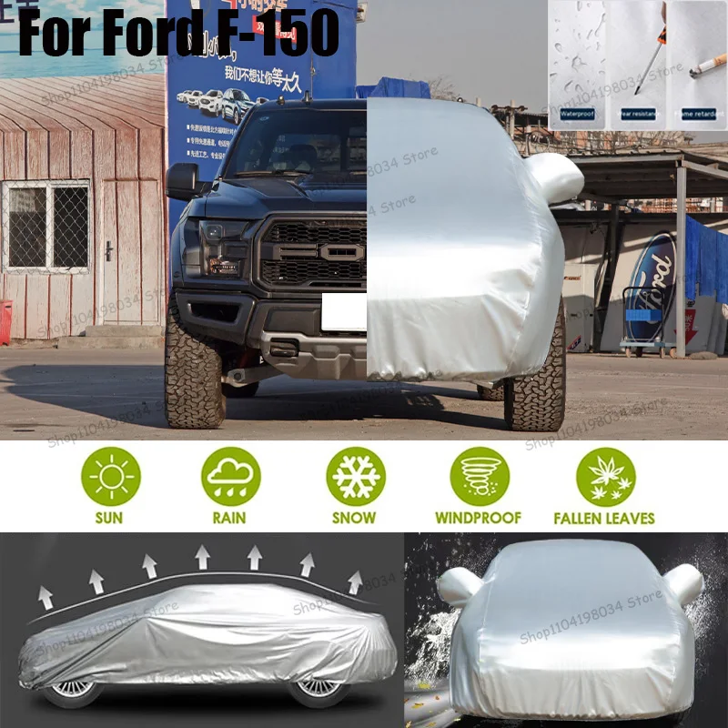 For Ford F-150 Auto parts Anti snow Anti dust Sunscreen Anti-uv Anti peeling paint And Anti Rainwater 210t car cover Car cover
For Ford F-150 Auto parts Anti snow Anti dust Sunscreen Anti-uv Anti peeling paint And Anti Rainwater 210t car cover Car cover