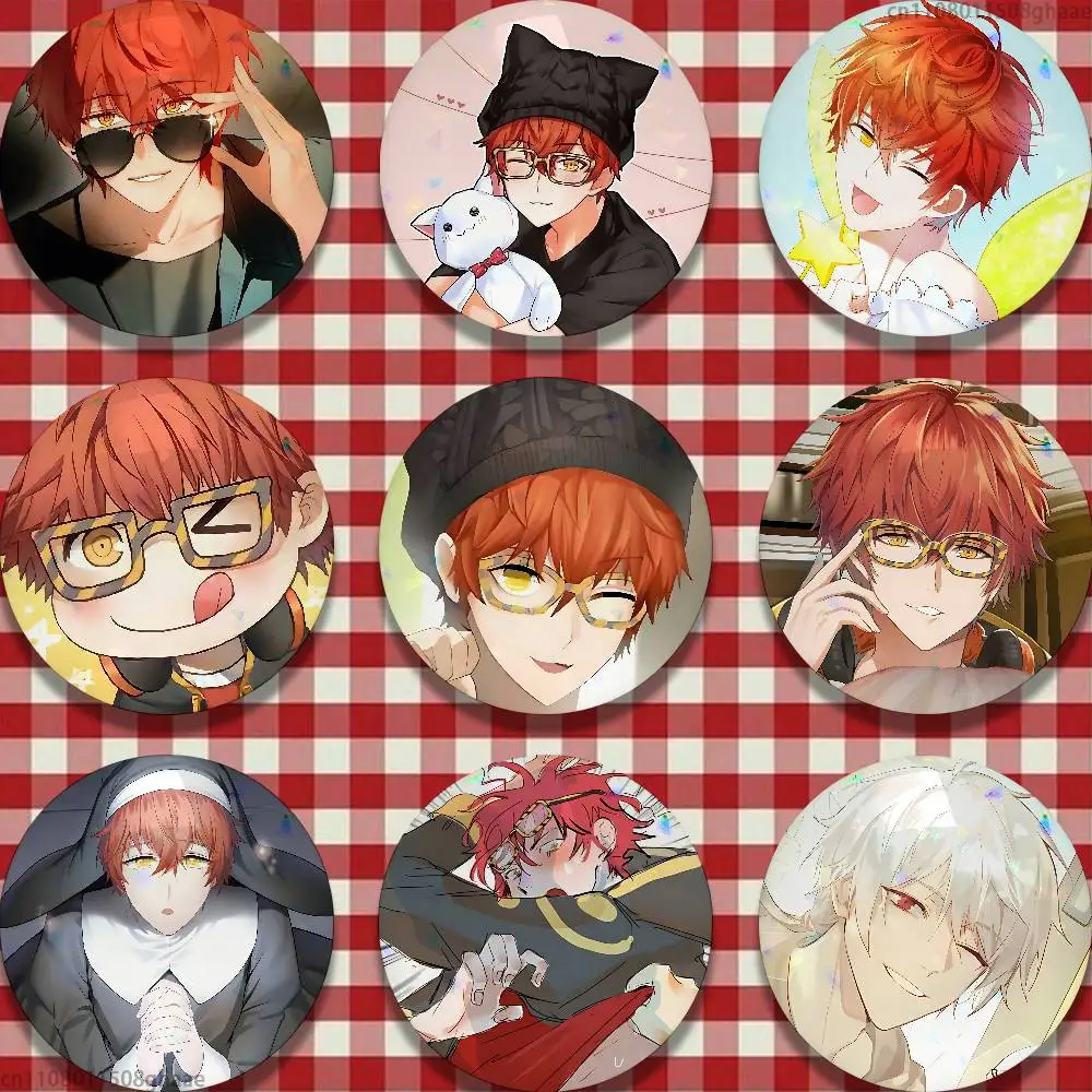 Game Mystic Messenger 58mm Icon Badge Handmade Tinplate Brooch for Backpack Clothes Chest Ornament Gifts
Game Mystic Messenger 58mm Icon Badge Handmade Tinplate Brooch for Backpack Clothes Chest Ornament Gifts