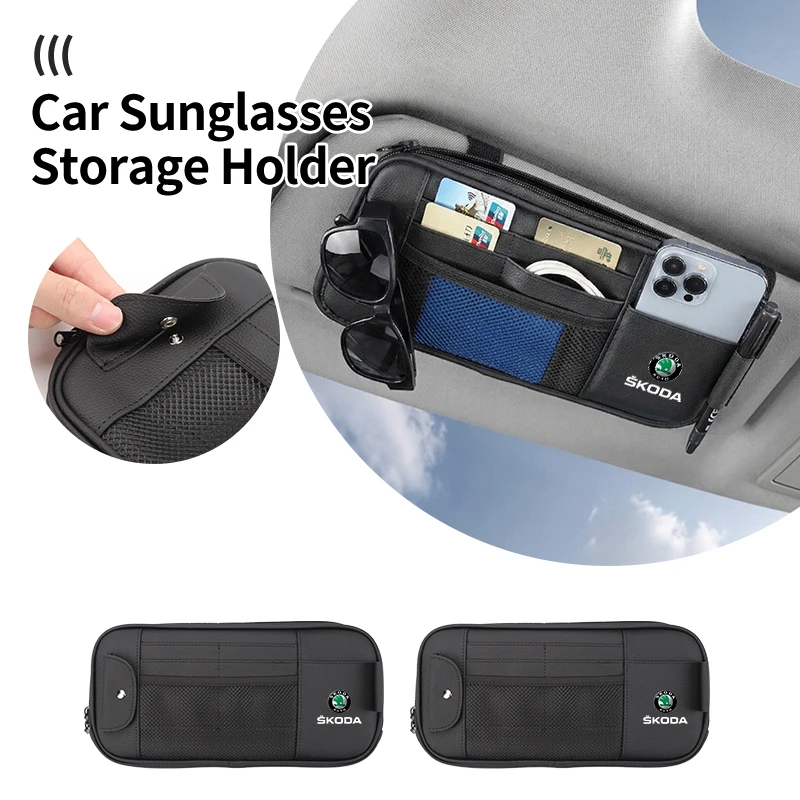 Car Sun Visor Organizer Sunglasses Holder Card Clip Bag Accessories For Skoda Octavia Rapid Kodiaq Superb Derivative Karoq Fabia
Car Sun Visor Organizer Sunglasses Holder Card Clip Bag Accessories For Skoda Octavia Rapid Kodiaq Superb Derivative Karoq Fabia