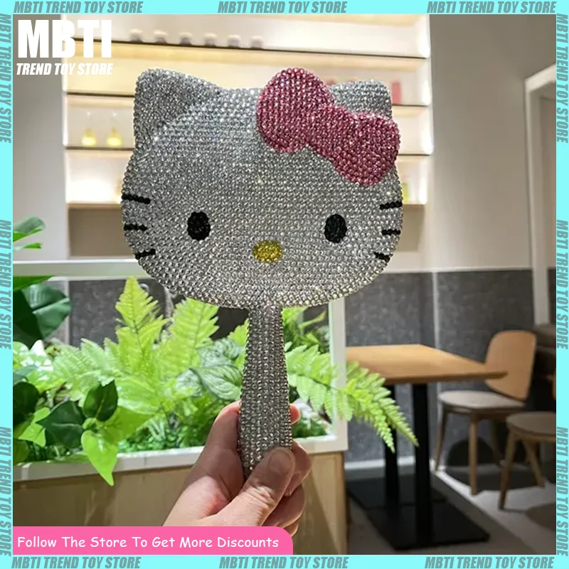 Hellokitty DIY Handmade Diamond Pink KT Cat Mirror Handle Birthday Gift Craft Full Drill Glue Diamond Anime Derivative Toy
Hellokitty DIY Handmade Diamond Pink KT Cat Mirror Handle Birthday Gift Craft Full Drill Glue Diamond Anime Derivative Toy