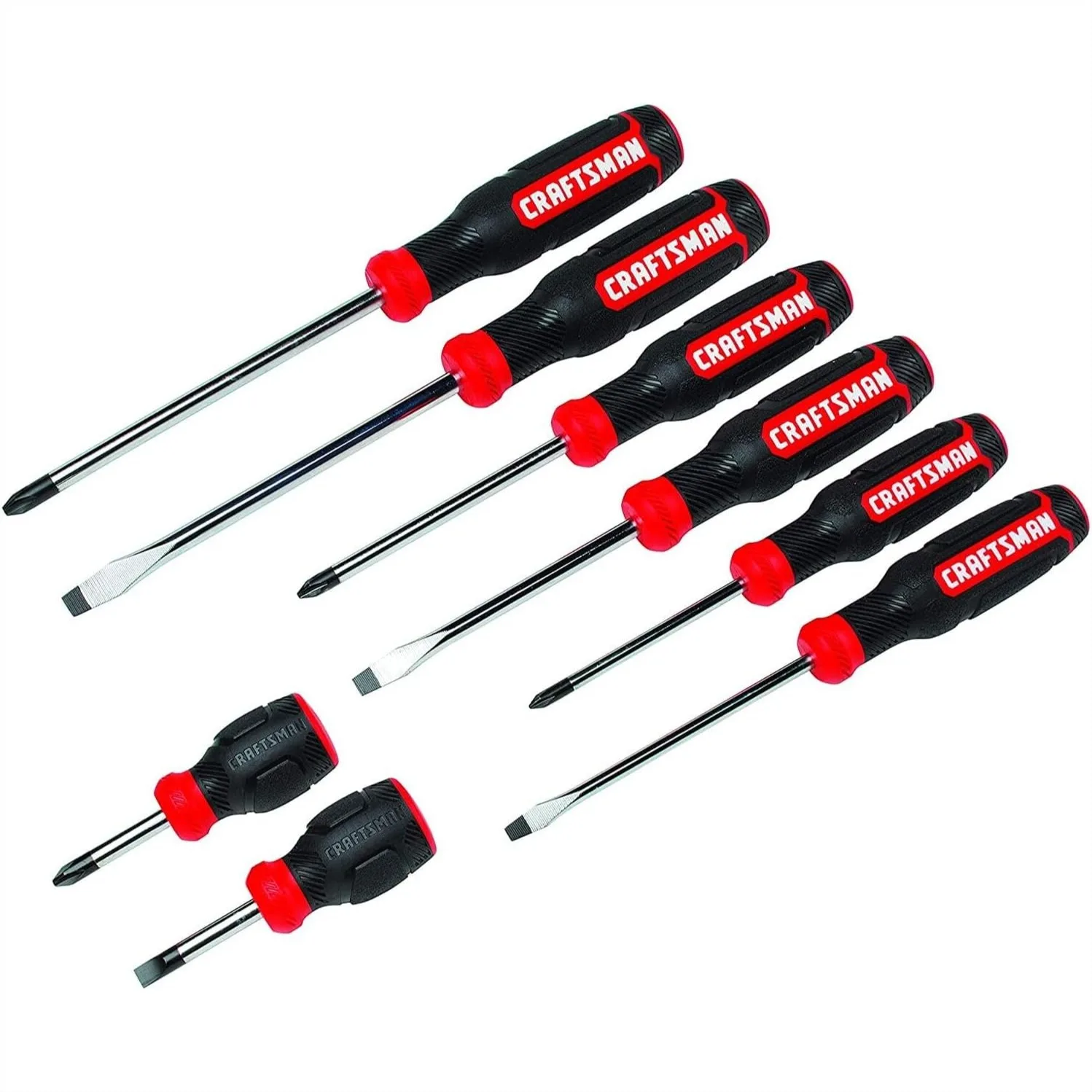 Screwdriver Set, 8-Piece with Bi-Material Handles for Comfort and Durability, Ideal for DIY Projects
Screwdriver Set, 8-Piece with Bi-Material Handles for Comfort and Durability, Ideal for DIY Projects