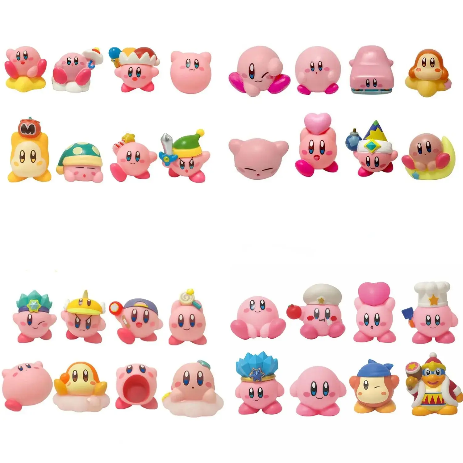 8pcs Anime Games Kirby Action Figures Toys Pink Cartoon Kawaii Kirby PVC Cute Figure Action Toy Christmas Gift for Children
8pcs Anime Games Kirby Action Figures Toys Pink Cartoon Kawaii Kirby PVC Cute Figure Action Toy Christmas Gift for Children