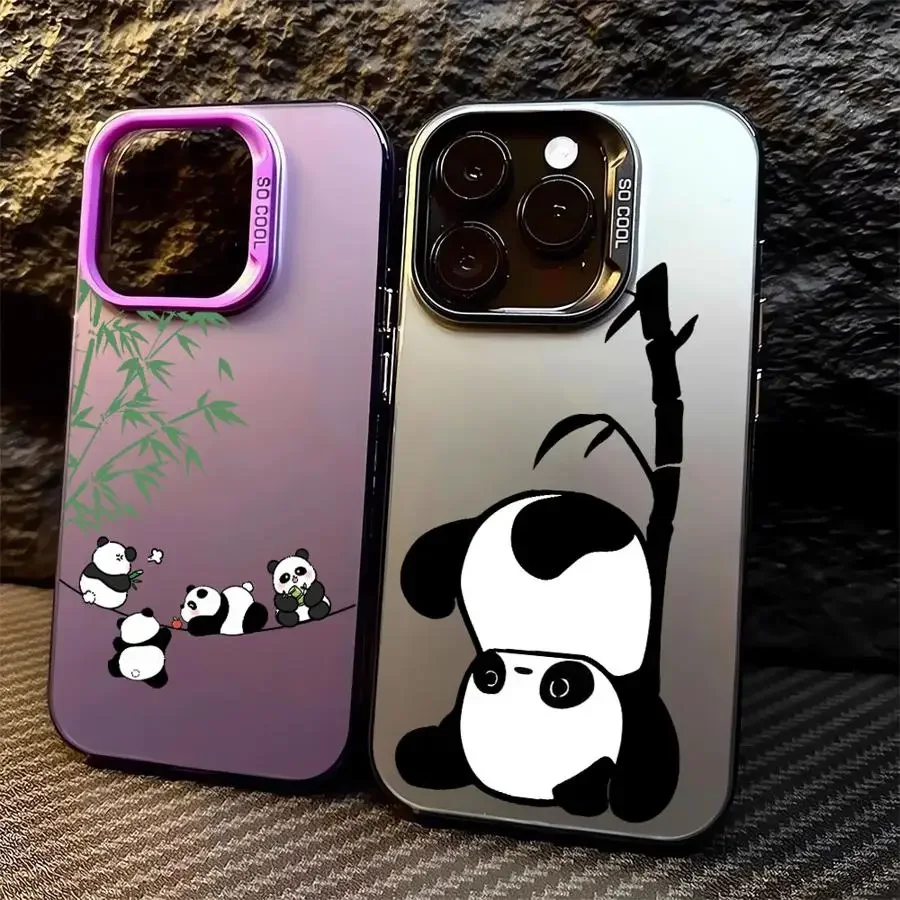 Creative design of panda bamboo phone case for iPhone 16 15 14 13 12 11 Pro/ Max/Plus shock-proof rear cover anti-fingerprint
Creative design of panda bamboo phone case for iPhone 16 15 14 13 12 11 Pro/ Max/Plus shock-proof rear cover anti-fingerprint