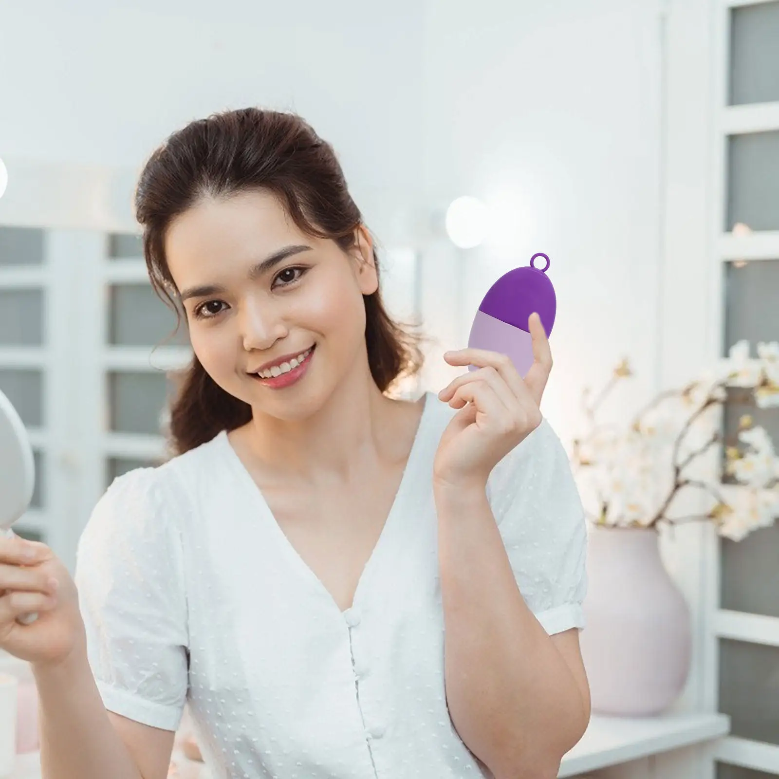 Силиконовая форма для лица многоразового использования, прочная, охлаждающая, для ухода за кожей лица, от отеков, для массажа глаз, ледяной роллер для лица
Силиконовая форма для лица многоразового использования, прочная, охлаждающая, для ухода за кожей лица, от отеков, для массажа глаз, ледяной роллер для лица