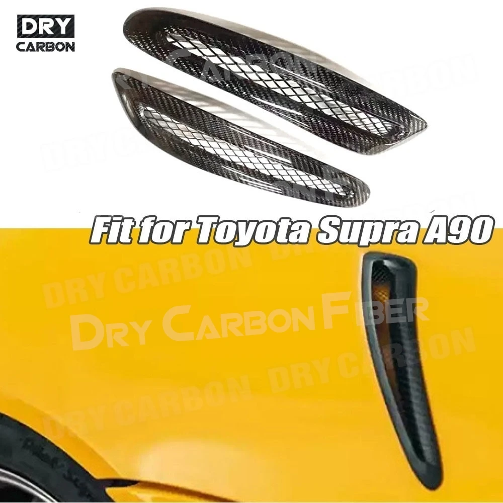 Carbon Fiber Front Hood Air Vent Splitter for Toyota Supra A90 2019+ Engine Hood Scoop Bonnet Lid Body Kit Car Accessories
Carbon Fiber Front Hood Air Vent Splitter for Toyota Supra A90 2019+ Engine Hood Scoop Bonnet Lid Body Kit Car Accessories