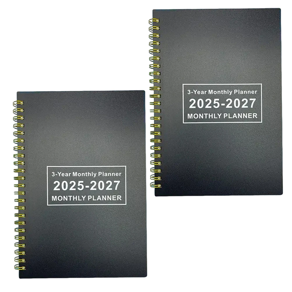 2Pcs Black Monthly Planner Thick Paper Task Organization Project Manager Planner Agenda Schedule Notebooks
2Pcs Black Monthly Planner Thick Paper Task Organization Project Manager Planner Agenda Schedule Notebooks