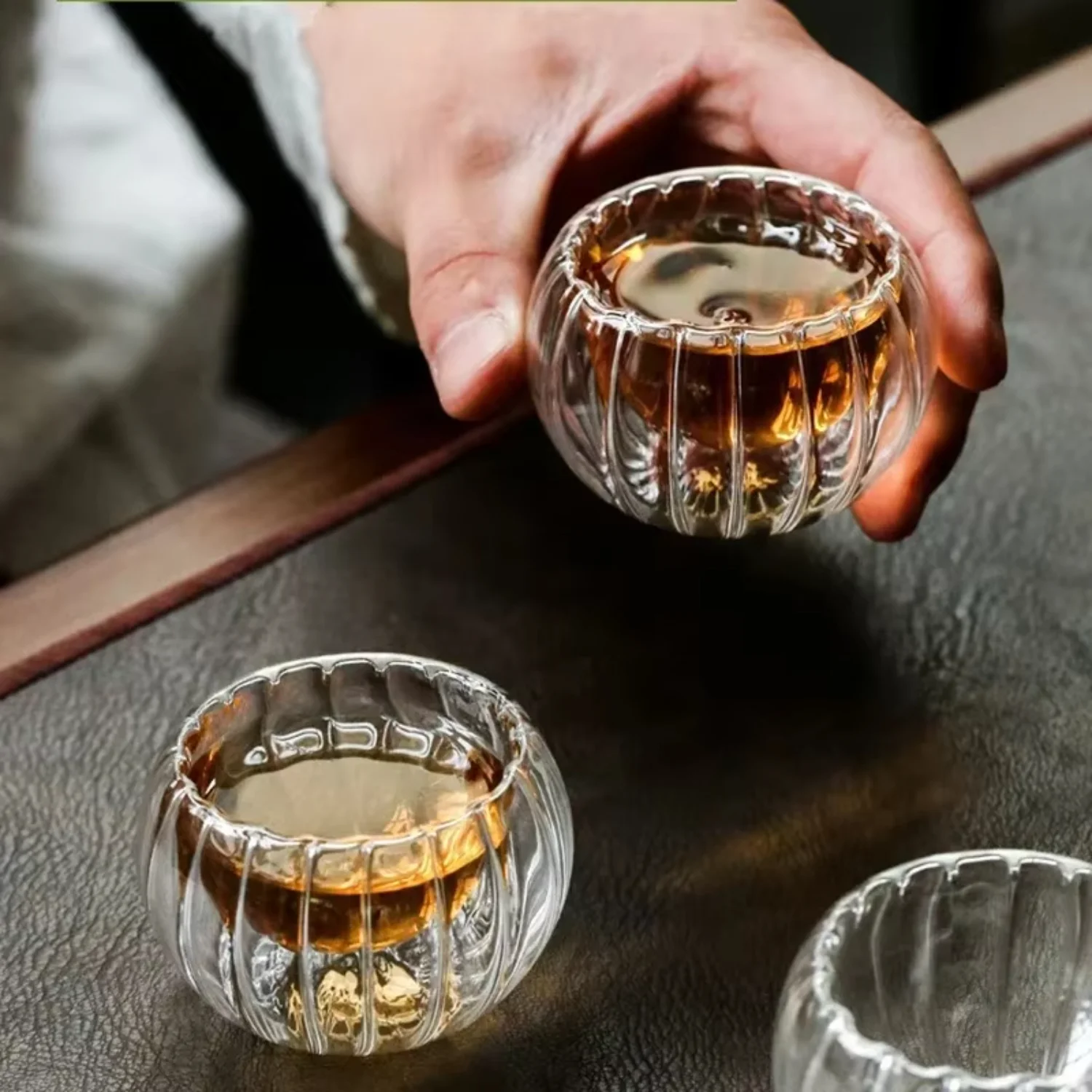 6Pcs 50ml Transparent Striped Glass Pumpkin Shape Tea Cup Heat-Resistant Oatmeal Milk Coffee Cup Household Tea Mug Drinkware
6Pcs 50ml Transparent Striped Glass Pumpkin Shape Tea Cup Heat-Resistant Oatmeal Milk Coffee Cup Household Tea Mug Drinkware