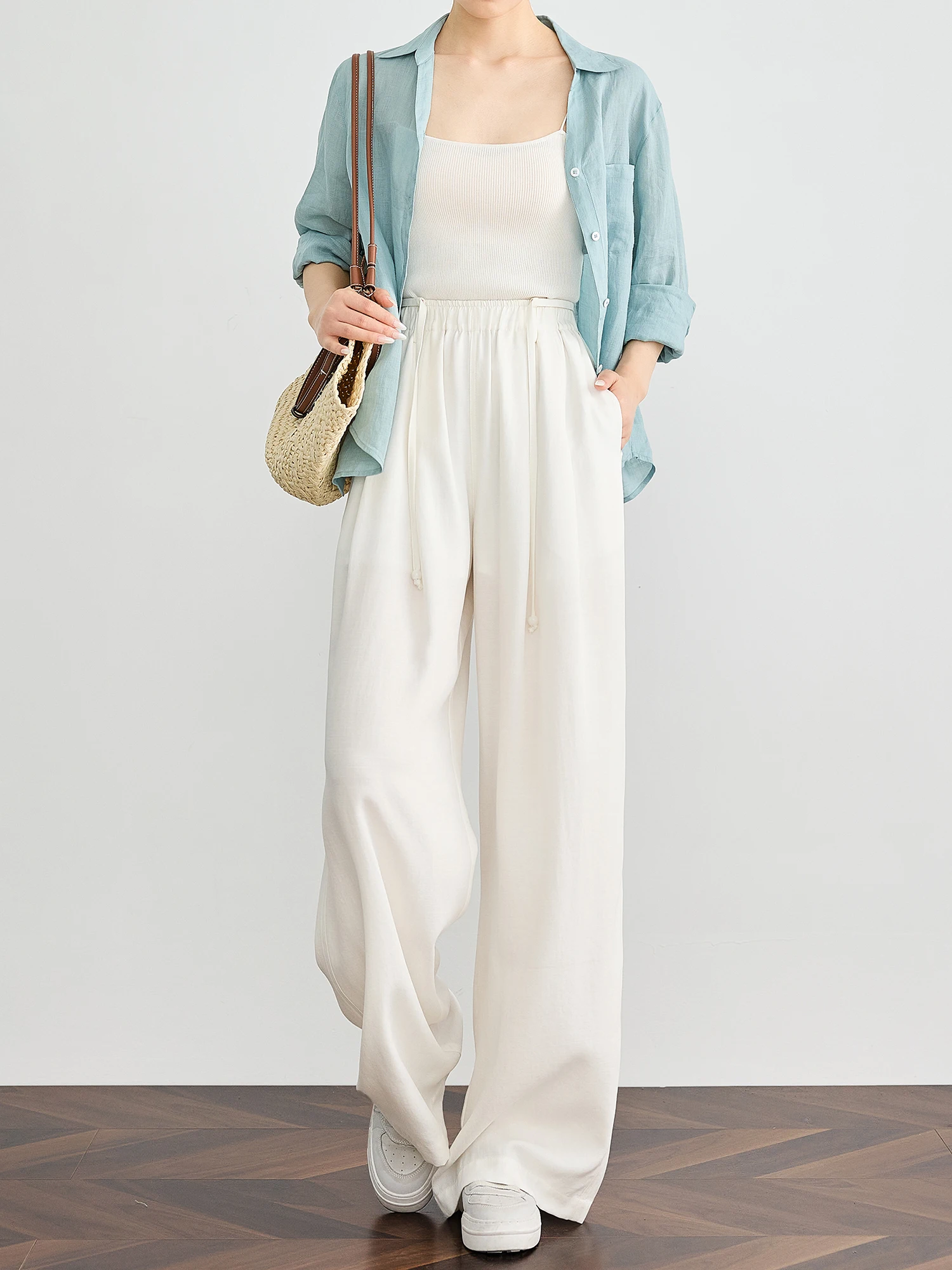 White Linen Wide Leg Pants Women Summer Thin Airy Drapey Casual High Waist Extended Length Straight Cut Commute Sle C...
White Linen Wide Leg Pants Women Summer Thin Airy Drapey Casual High Waist Extended Length Straight Cut Commute Sle C...