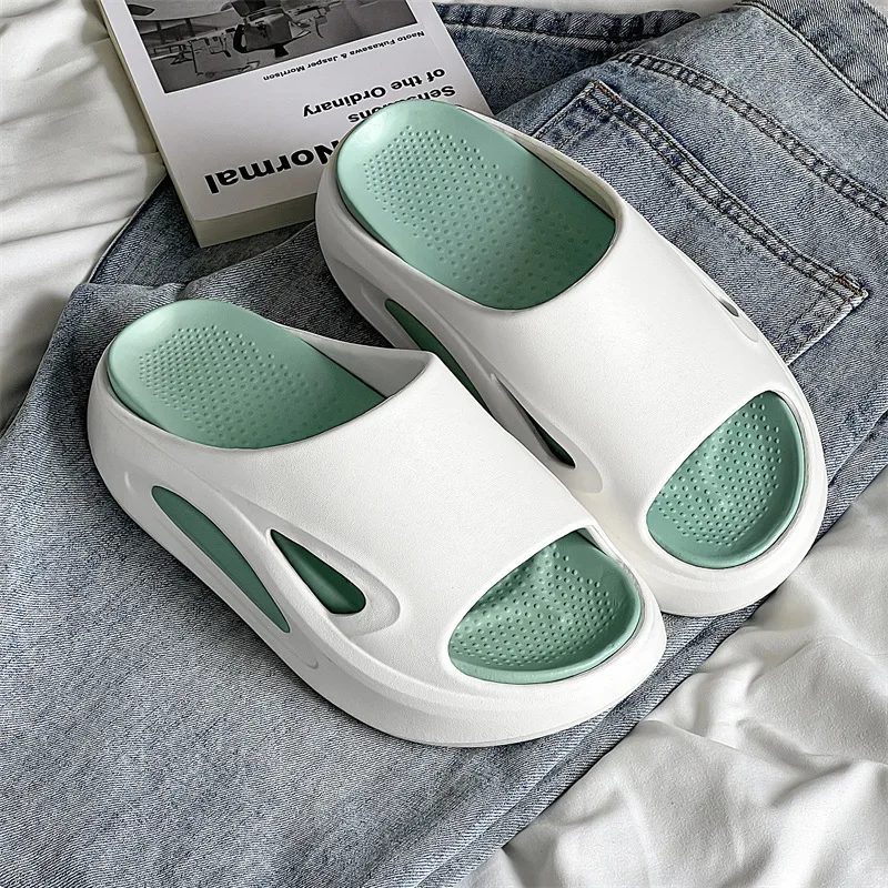 Women's Thick Bottom Sandals Summer Soft Sole Indoor Anti-Slip Slip-On Heightening Home Couples Anti-Odor Beach Thong Slippers
Women's Thick Bottom Sandals Summer Soft Sole Indoor Anti-Slip Slip-On Heightening Home Couples Anti-Odor Beach Thong Slippers