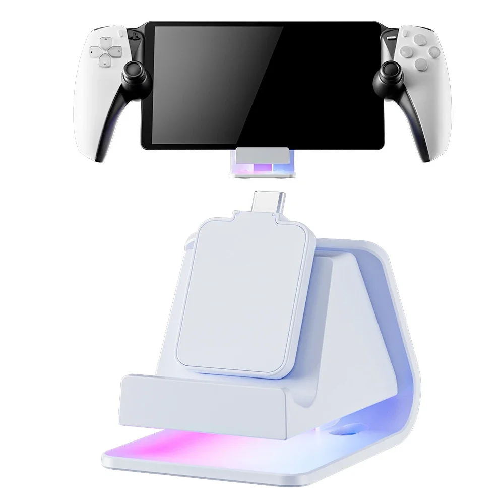 Charging Stand For Portal Game Console Charging Dock with RGB Light Effect Charging Stand Base, Portable Dock Station
Charging Stand For Portal Game Console Charging Dock with RGB Light Effect Charging Stand Base, Portable Dock Station