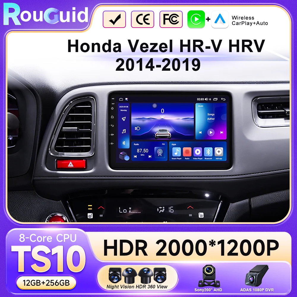 Android 16 For Honda Vezel HR-V HRV XRV 2015 - 2017 Android Auto Car Radio Player 8 Core Touch Screen Carplay 5G Wifi Bluetooth
Android 16 For Honda Vezel HR-V HRV XRV 2015 - 2017 Android Auto Car Radio Player 8 Core Touch Screen Carplay 5G Wifi Bluetooth