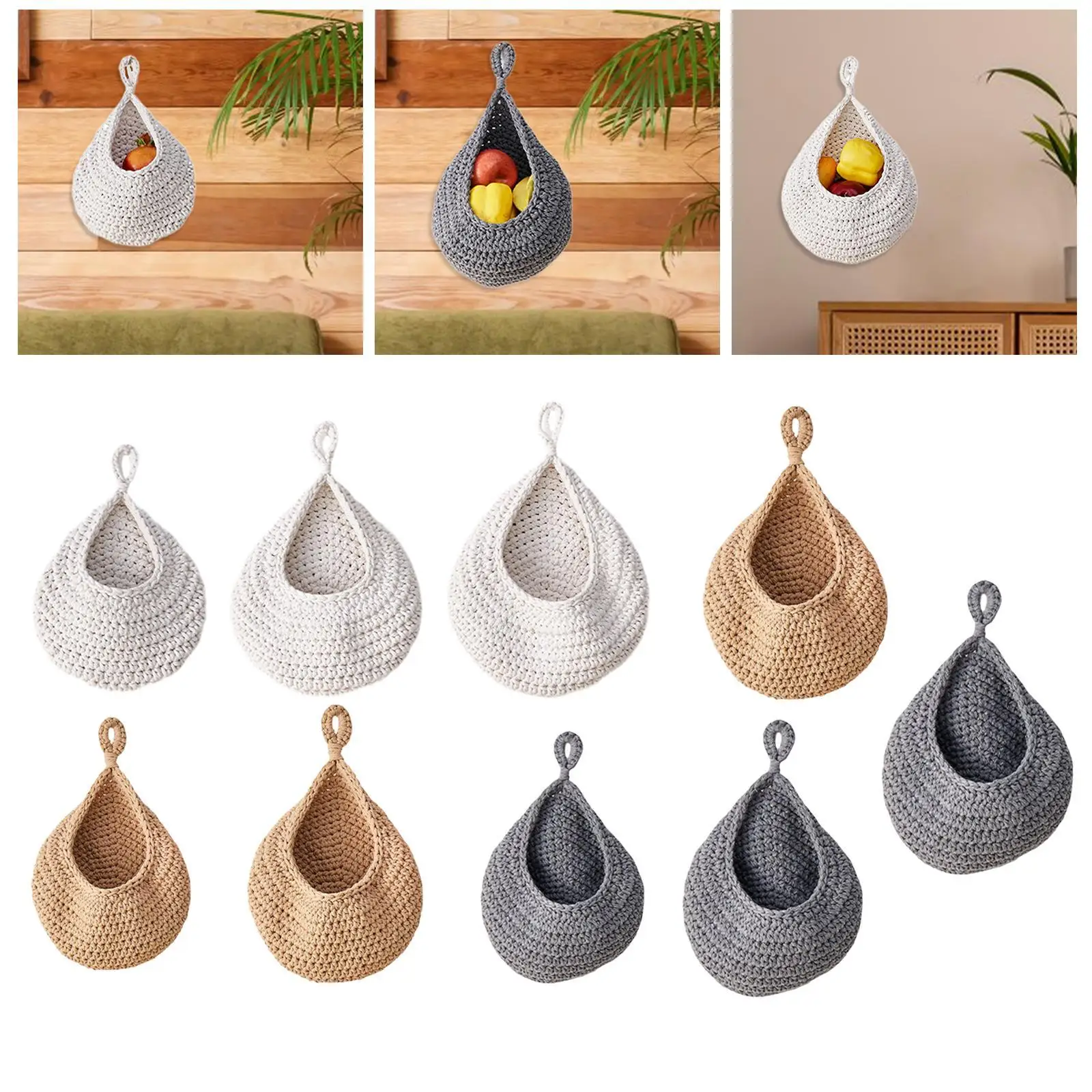 Droplet Wall Hanging Basket Fruit Basket Storage Organizer Multifunctional
Droplet Wall Hanging Basket Fruit Basket Storage Organizer Multifunctional