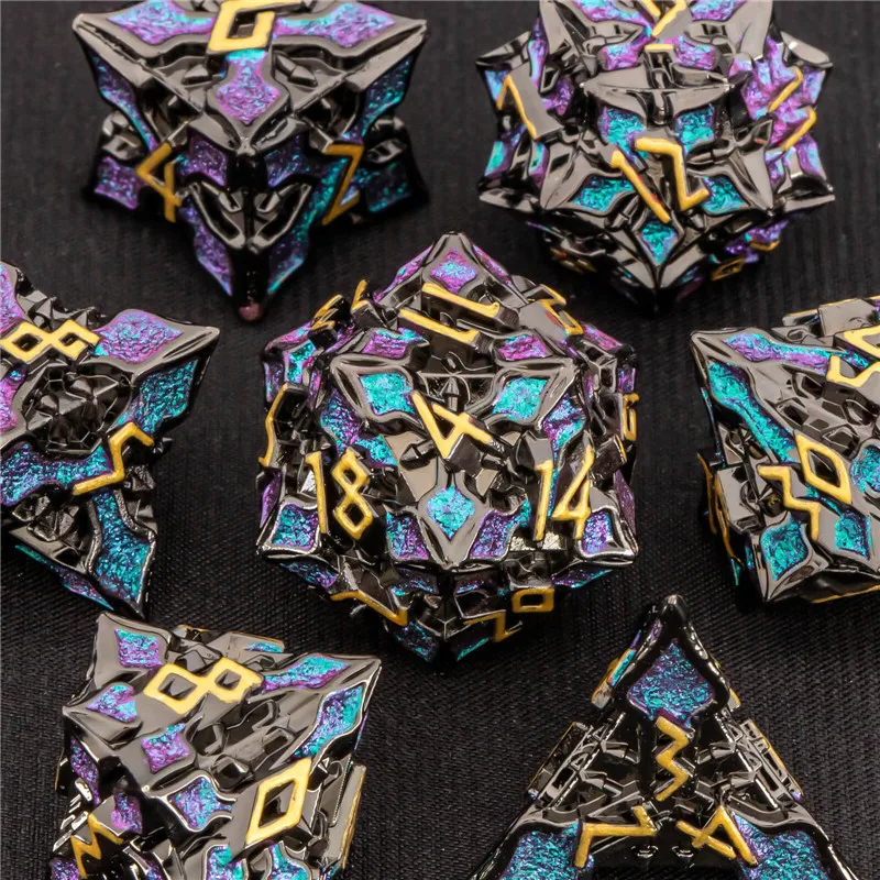 Набор костей KERWELLSI DND D & D, 7 шт., многогранные кости D и D, металлические кости для подземелья и дракона, игральные кости для ролевых игр, кости для ролевых игр ручной работы
Набор костей KERWELLSI DND D & D, 7 шт., многогранные кости D и D, металлические кости для подземелья и дракона, игральные кости для ролевых игр, кости для ролевых игр ручной работы