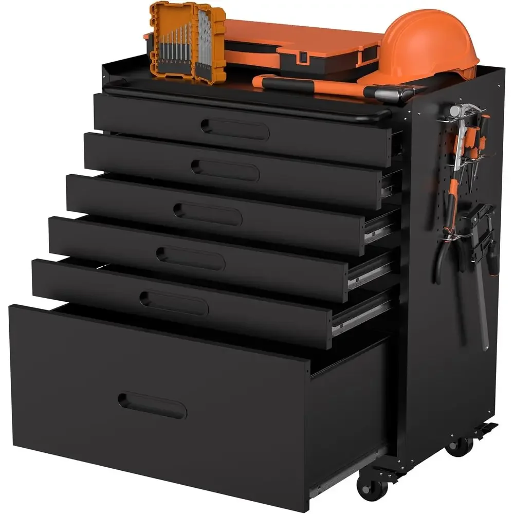 29.5" W Rolling Tool Cabinet with Metal Garage Storage Cabinet on Wheels, Locking Rolling Tool Chest or Workshop, Heavy Duty Too
29.5" W Rolling Tool Cabinet with Metal Garage Storage Cabinet on Wheels, Locking Rolling Tool Chest or Workshop, Heavy Duty Too
