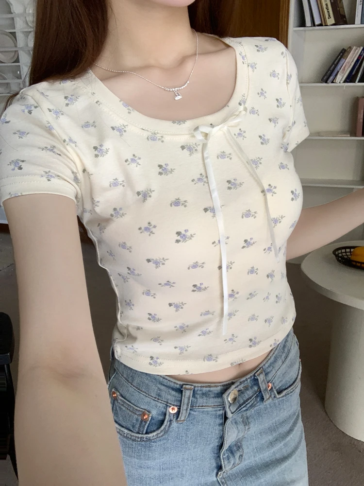9Colors 2025 Summer korean style Vintage O Neck Dot Short Sleeve t-shirt Breif Womens Slim tops cropped Tees shirt femme (X3315)
9Colors 2025 Summer korean style Vintage O Neck Dot Short Sleeve t-shirt Breif Womens Slim tops cropped Tees shirt femme (X3315)