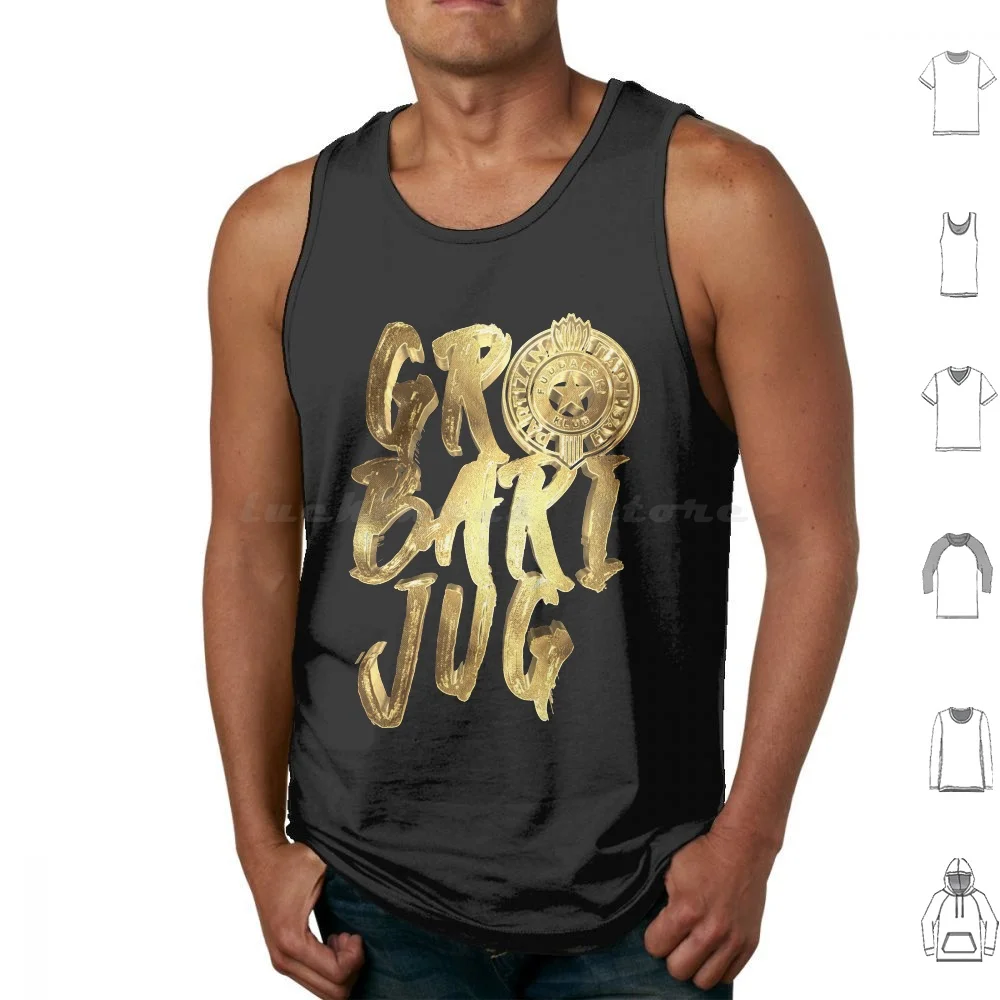 Partizan Beograd Golden Grobari Jug Serbian Proud And Loud Tank Tops Print Cotton Partizan Beograd Golden Grobari Jug
Partizan Beograd Golden Grobari Jug Serbian Proud And Loud Tank Tops Print Cotton Partizan Beograd Golden Grobari Jug