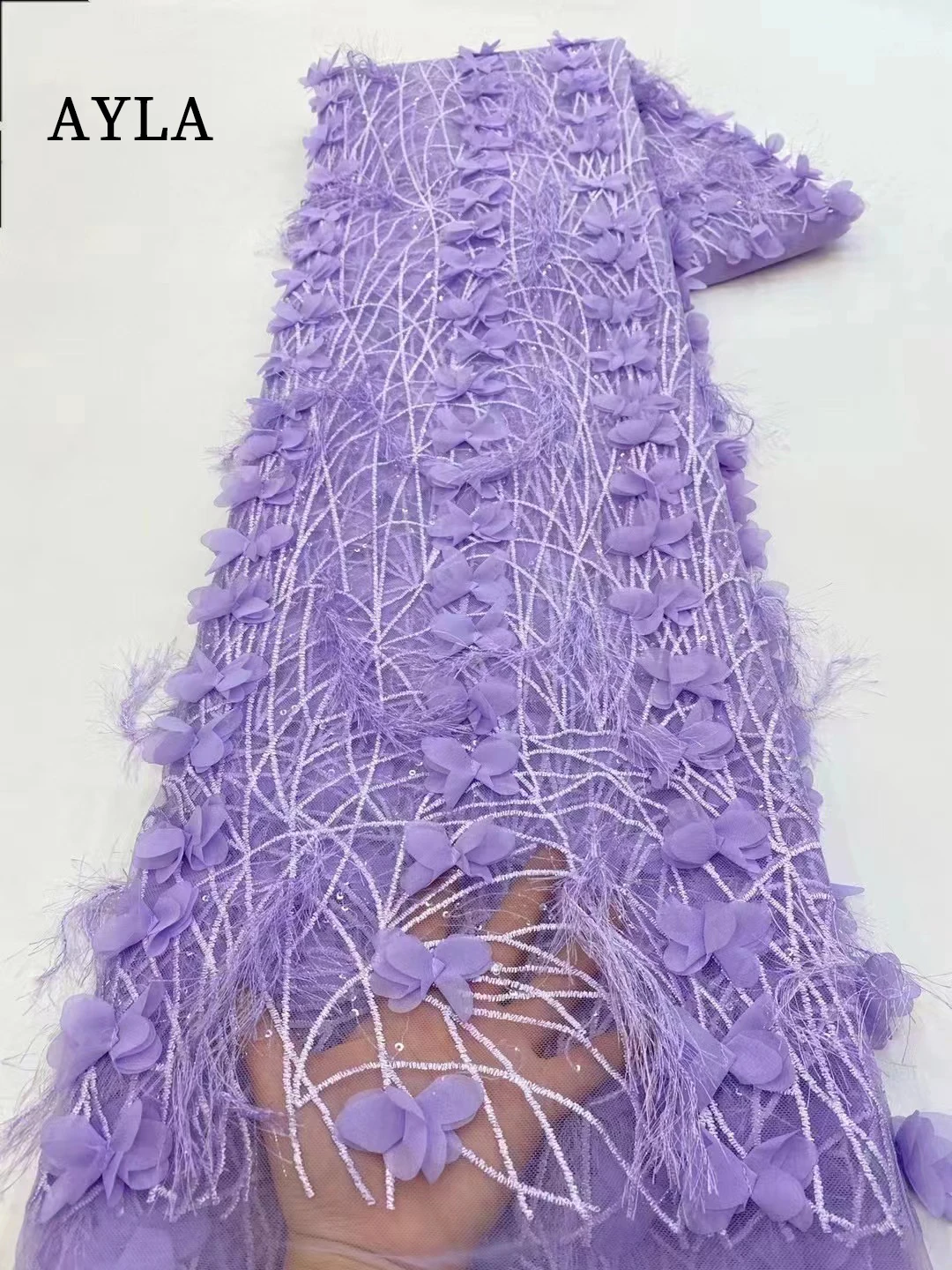 Latest 3d Fabric Flower Lace Embroidery with Fringes for Sewing Bridal Party Woman Dress African Lace Fabric Tulle Sequin Fabric
Latest 3d Fabric Flower Lace Embroidery with Fringes for Sewing Bridal Party Woman Dress African Lace Fabric Tulle Sequin Fabric