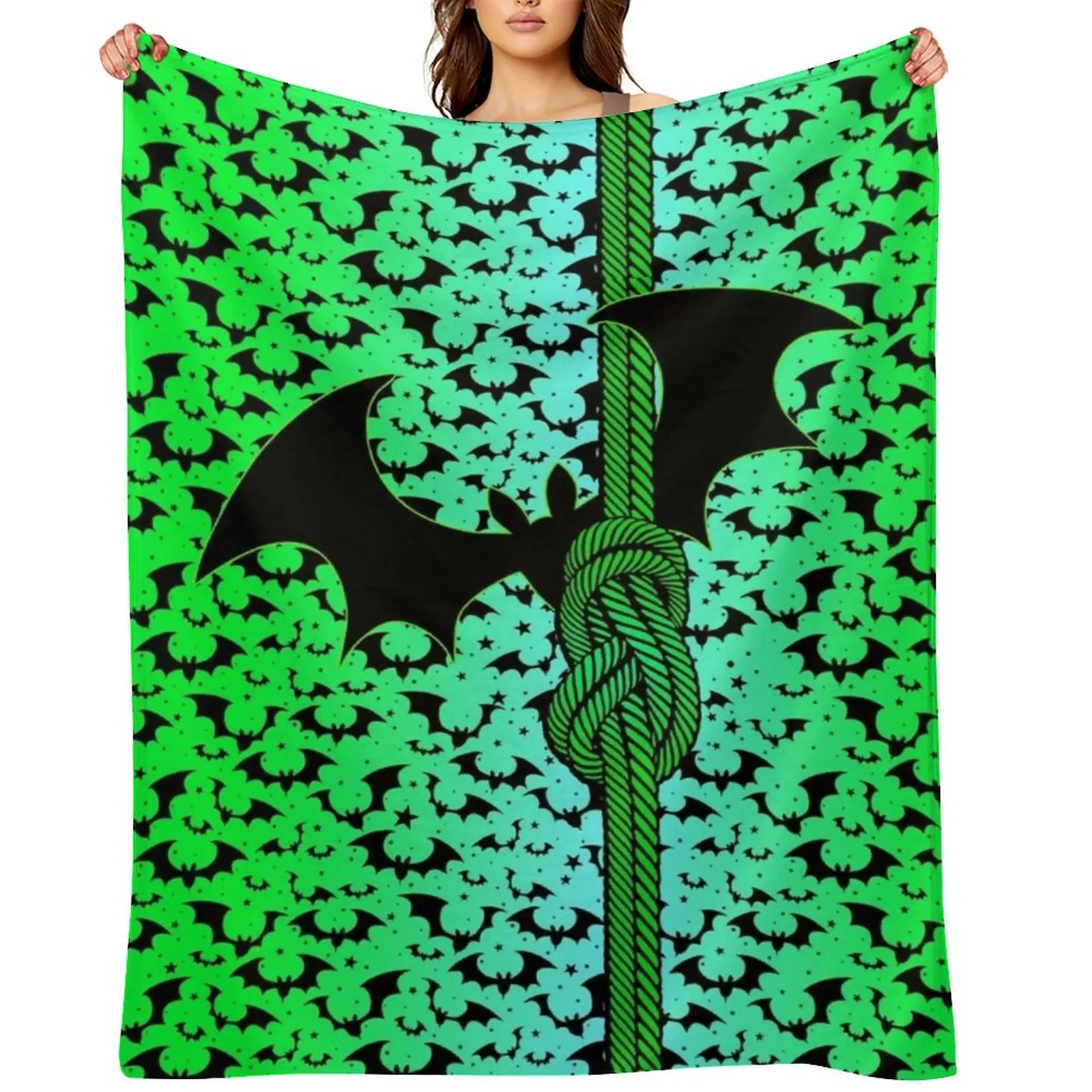 Bat and Rope Knot Neon Green - Climbing Throw Blanket Decoratives Blankets For Bed Thermal Plush Blankets
Bat and Rope Knot Neon Green - Climbing Throw Blanket Decoratives Blankets For Bed Thermal Plush Blankets