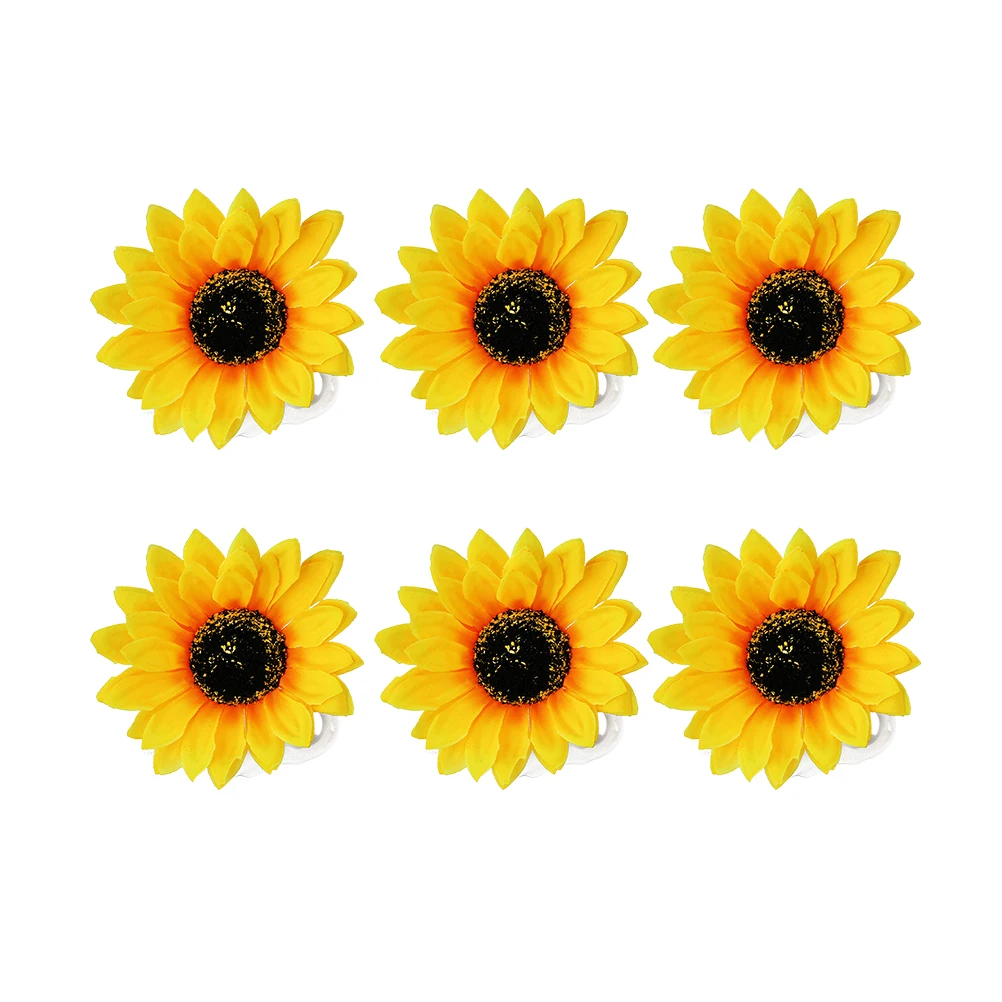6pcs Sunflower Clip Stylish Fashion Accessories Sunflower Hair Clip Wedding Party Daily Elegant Bangs Pinflower hairpin
6pcs Sunflower Clip Stylish Fashion Accessories Sunflower Hair Clip Wedding Party Daily Elegant Bangs Pinflower hairpin