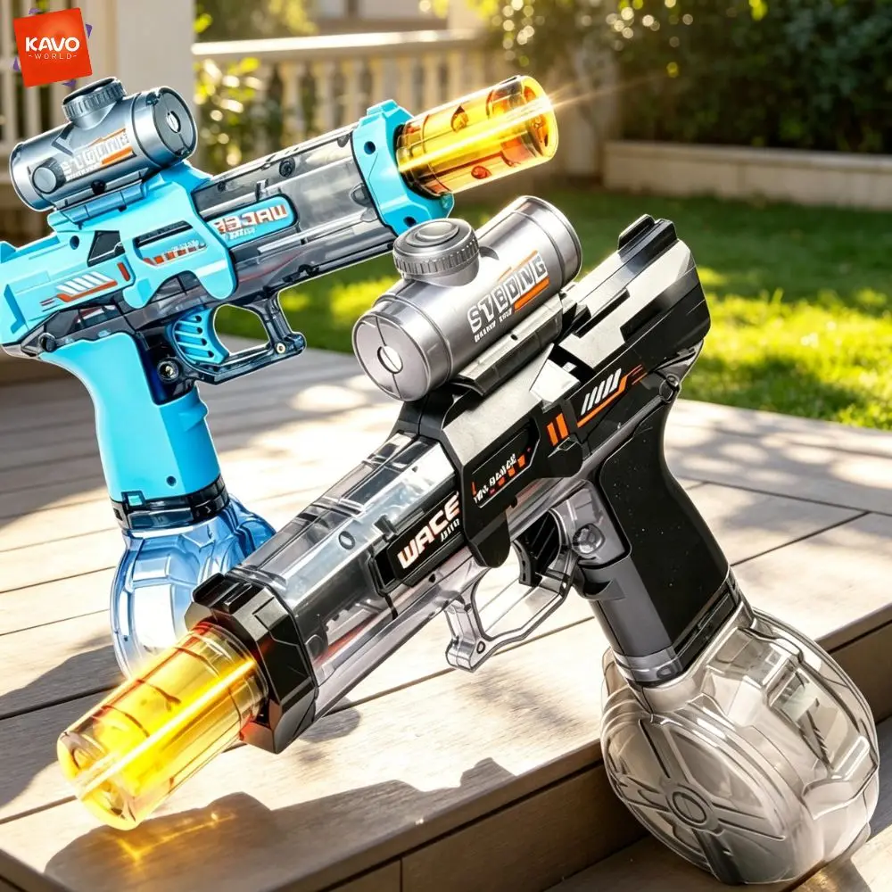 KAVOWORLD Automatic Continuous Electric Water Blaster Toy Rechargeable Long Range Shooting Summer Party Pool Beach for Children
KAVOWORLD Automatic Continuous Electric Water Blaster Toy Rechargeable Long Range Shooting Summer Party Pool Beach for Children