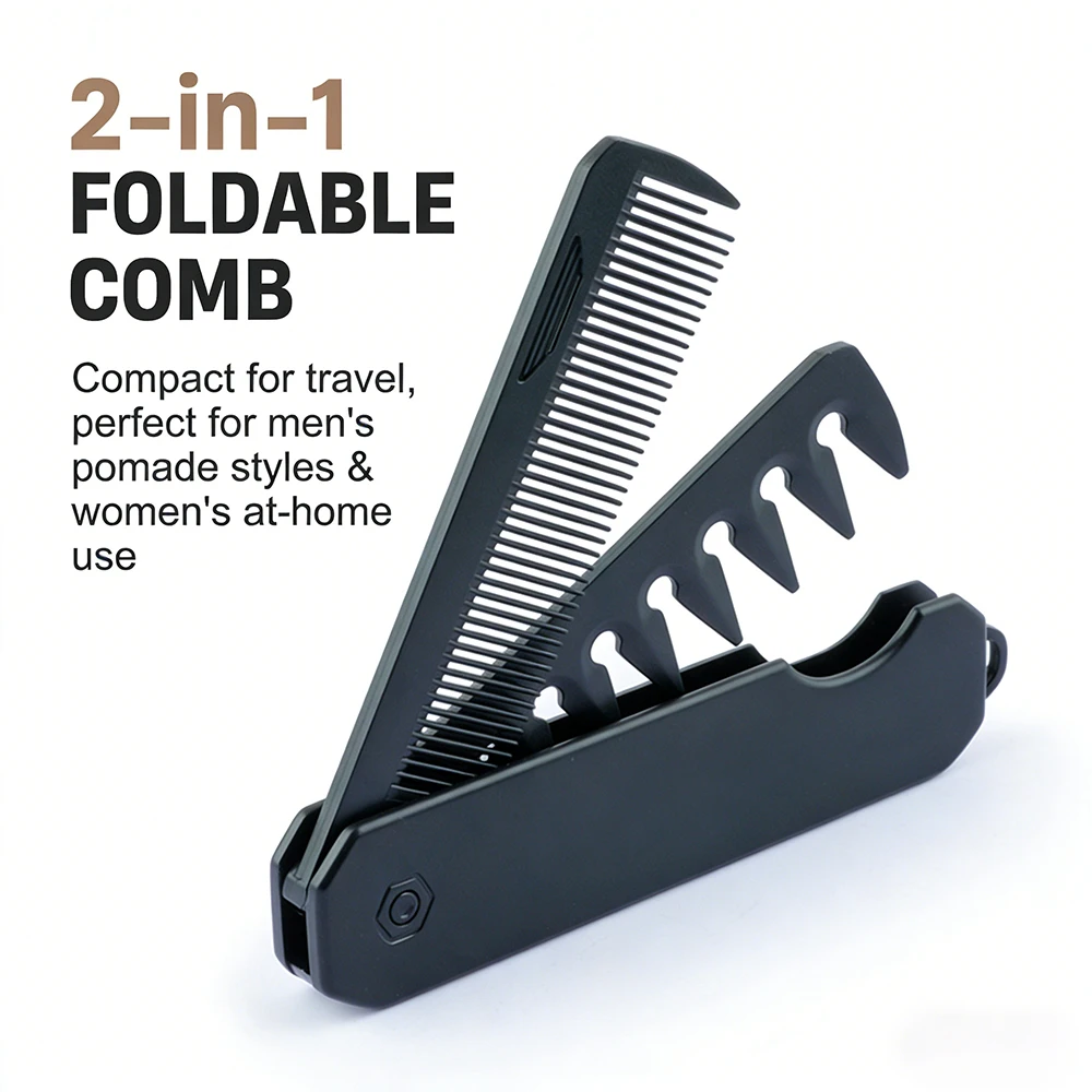 НОВИНКА: Складная расческа 2-в-1 для парикмахеров, профессиональный инструмент для укладки волос, широкозубая расческа для салонов красоты
НОВИНКА: Складная расческа 2-в-1 для парикмахеров, профессиональный инструмент для укладки волос, широкозубая расческа для салонов красоты