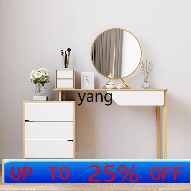 LMM dresser retractable storage cabinet integrated modern simplicity with round mirror bedroom home
LMM dresser retractable storage cabinet integrated modern simplicity with round mirror bedroom home