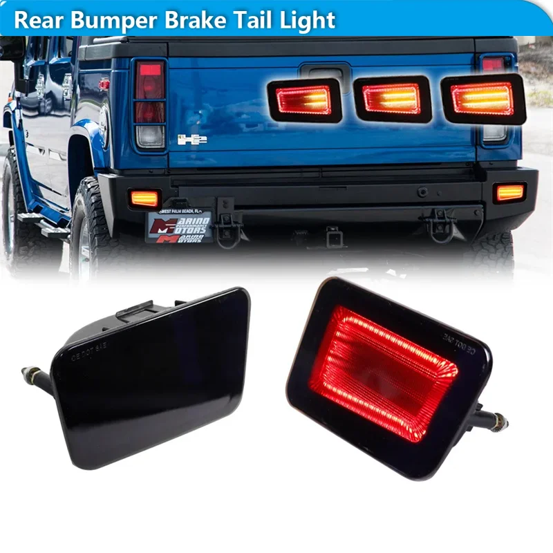 For Hummer H2 2005 2006 2007 2008 2009 Car LED Rear Bumper Reflector Tail/Brake Lights Rear Fog Lights w/ Dynamic Turn Signal
For Hummer H2 2005 2006 2007 2008 2009 Car LED Rear Bumper Reflector Tail/Brake Lights Rear Fog Lights w/ Dynamic Turn Signal