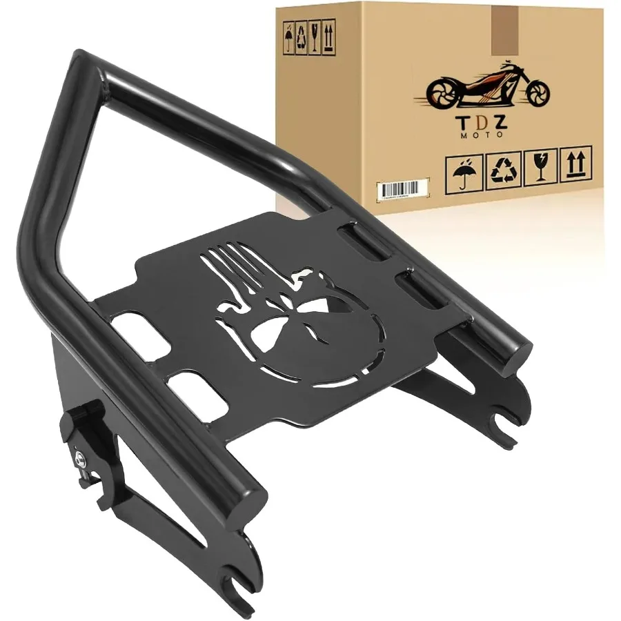 Black Detachable Luggage Rack for 2009-2024 Harley Touring Street Glide Road King Road Glide Electra Glide
Black Detachable Luggage Rack for 2009-2024 Harley Touring Street Glide Road King Road Glide Electra Glide