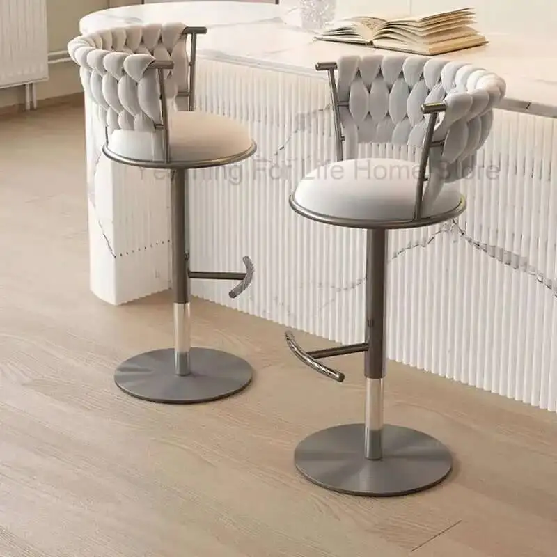 Designer Chairs Height Bar Adjust Luxury Minimalistic Office Kitchen Accent Chair Modern Island Banqueta Salon Furniture BY-139
Designer Chairs Height Bar Adjust Luxury Minimalistic Office Kitchen Accent Chair Modern Island Banqueta Salon Furniture BY-139