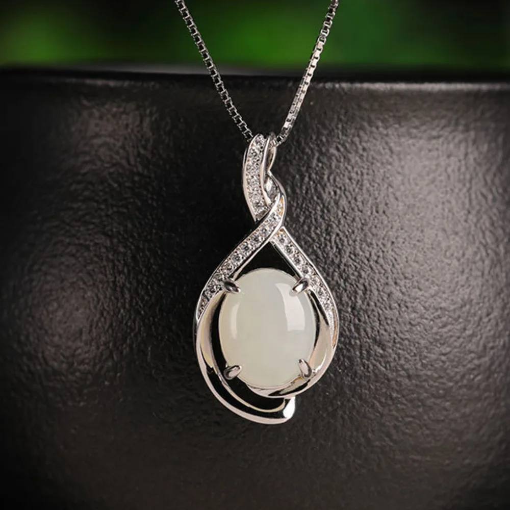 GL Simple Ancient Style Hetian Jade Pendant with Certificate, White Jade Egg Face, Small Pendant Necklace for Women
GL Simple Ancient Style Hetian Jade Pendant with Certificate, White Jade Egg Face, Small Pendant Necklace for Women