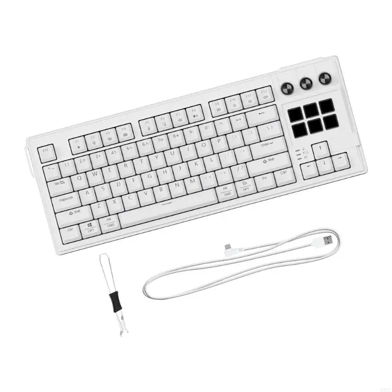RGBs Cord Gaming Keyboards With Programmable LCD Button And Rotaries Knobs HX5E
RGBs Cord Gaming Keyboards With Programmable LCD Button And Rotaries Knobs HX5E