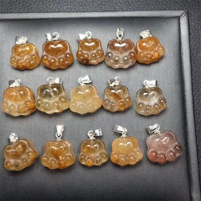 S925 Natural Gold Rutilated Quartz Claws Pendant Fengshui Crystal Party Jewelry Holiday For Women Healing Energy Stone Gift 1PCS
S925 Natural Gold Rutilated Quartz Claws Pendant Fengshui Crystal Party Jewelry Holiday For Women Healing Energy Stone Gift 1PCS