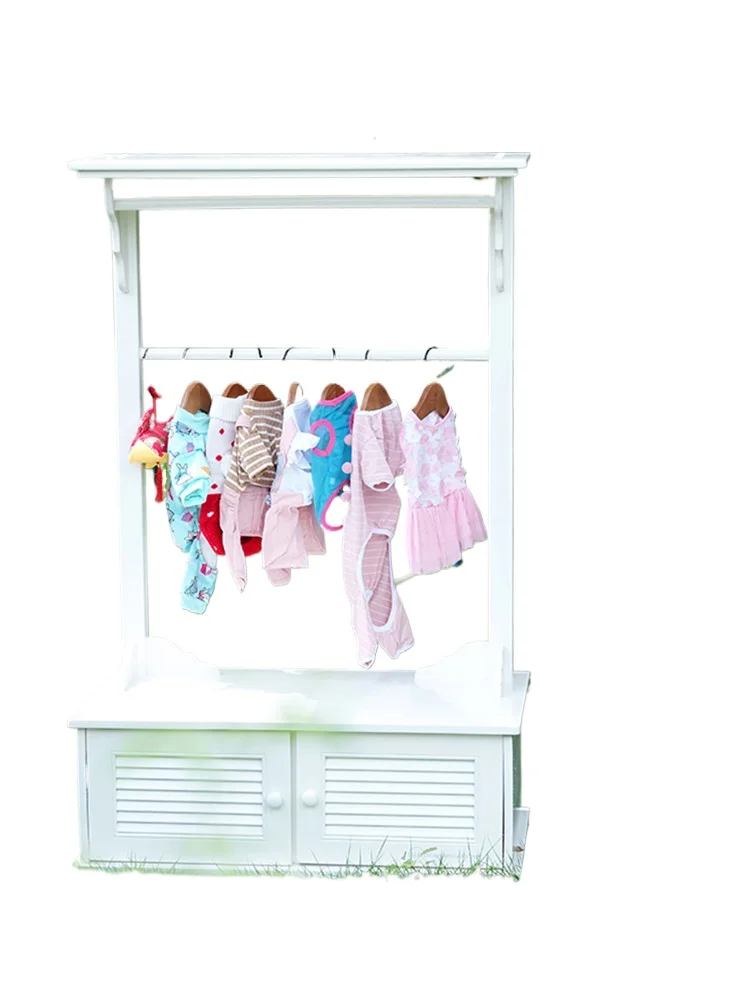 Pet dog food storage dog wardrobe, small dog clothes rack, storage and organization of cat supplies
Pet dog food storage dog wardrobe, small dog clothes rack, storage and organization of cat supplies