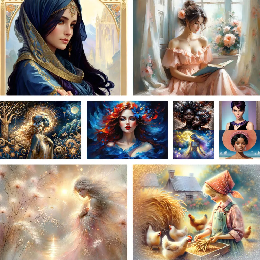 Portrait Girl Flowers Pre-Printed 11CT Cross Stitch Embroidery Kit Painting Handmade Handiwork Hobby Room Decor Sales Wholesale
Portrait Girl Flowers Pre-Printed 11CT Cross Stitch Embroidery Kit Painting Handmade Handiwork Hobby Room Decor Sales Wholesale