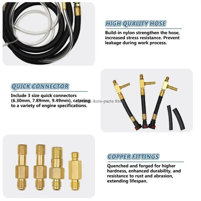 High Accuracy Pressure Tester 0 to 140 Complete System Diagnostic for Cars Trucks & Motorcycles
High Accuracy Pressure Tester 0 to 140 Complete System Diagnostic for Cars Trucks & Motorcycles