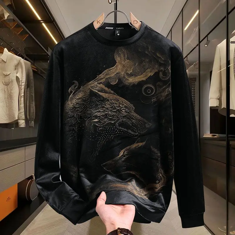 Faionable Velvet Hoodie Men's Slim Fit Long Sve round Ne Autumn New Sle Comfortable Breathable Casual Streetwear
Faionable Velvet Hoodie Men's Slim Fit Long Sve round Ne Autumn New Sle Comfortable Breathable Casual Streetwear
