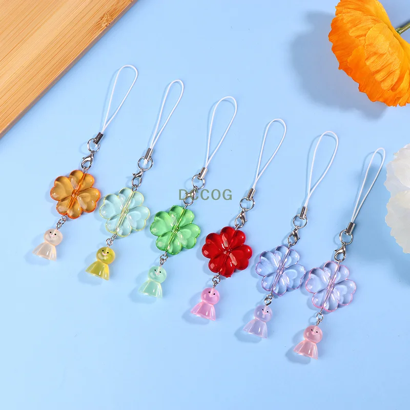 Mobile Phone Chain Cute Cellphone Strap Camera Pendant Keychain Couple Gifts Lucky Sunny Doll Phone Lanyard Four Leaf Clover
Mobile Phone Chain Cute Cellphone Strap Camera Pendant Keychain Couple Gifts Lucky Sunny Doll Phone Lanyard Four Leaf Clover