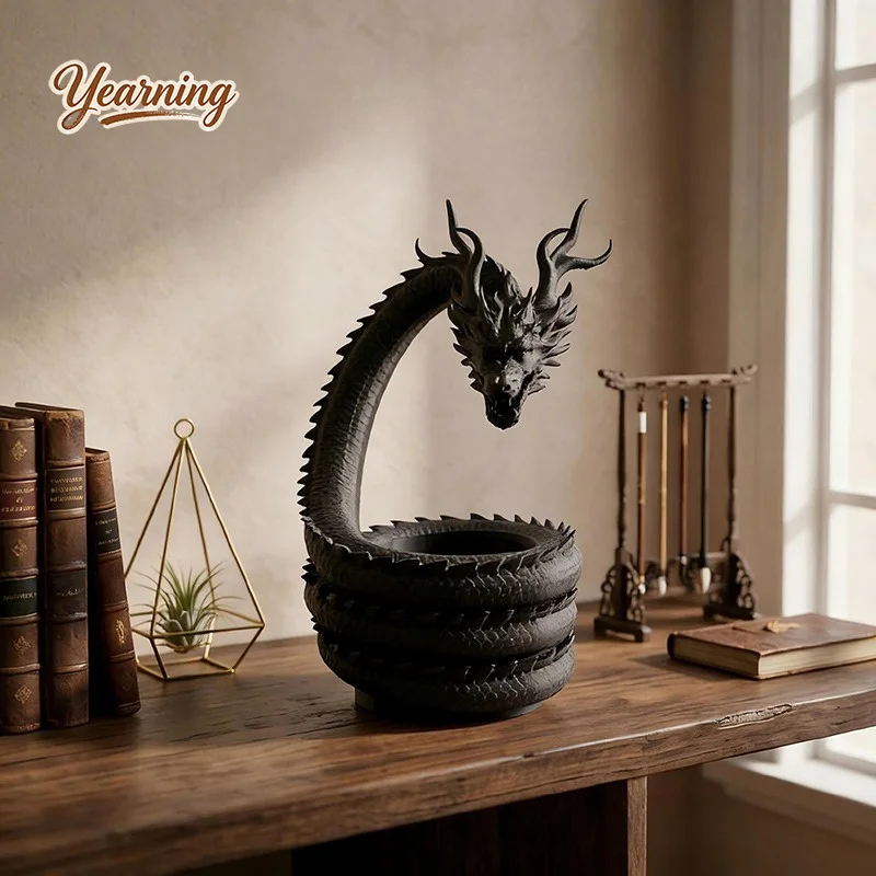 3D Printed Chinese Dragon Shape Succulent Planter Breathable Water Permeable Root Control Creative Decor
3D Printed Chinese Dragon Shape Succulent Planter Breathable Water Permeable Root Control Creative Decor